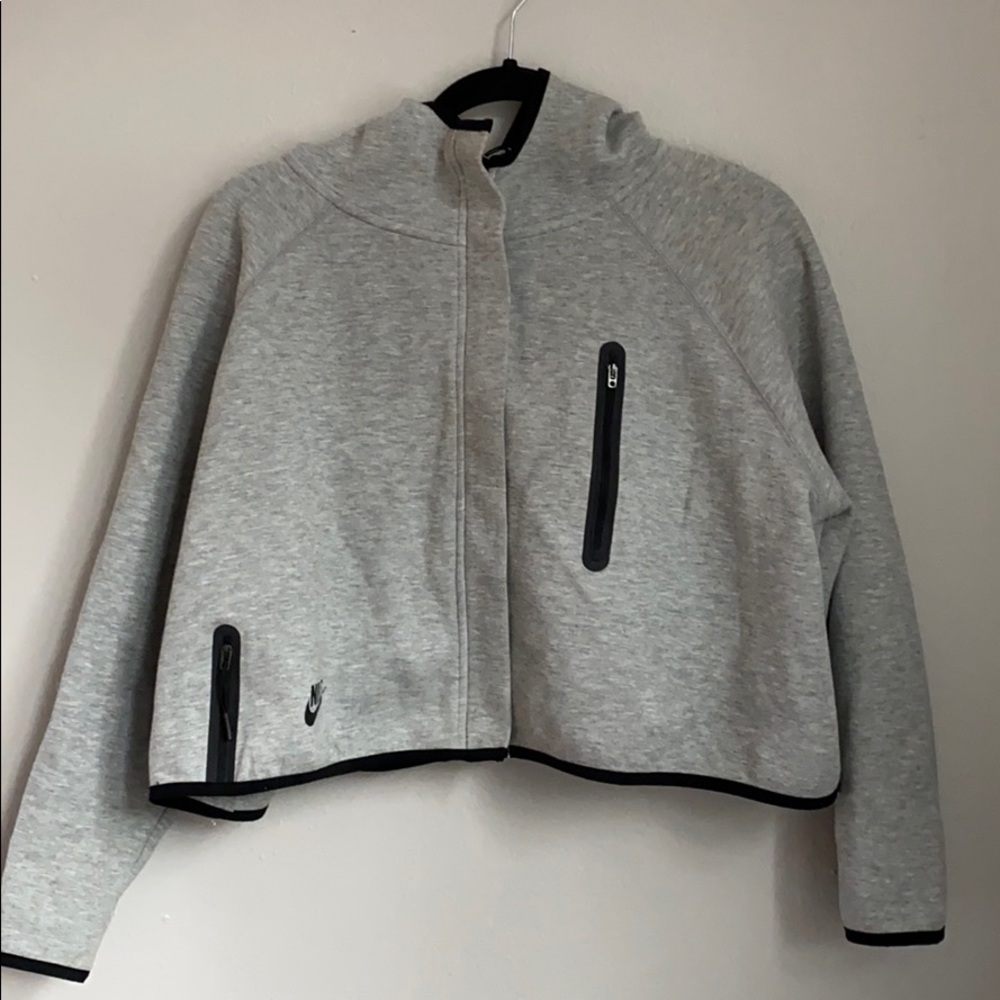 Nike cropped zip up